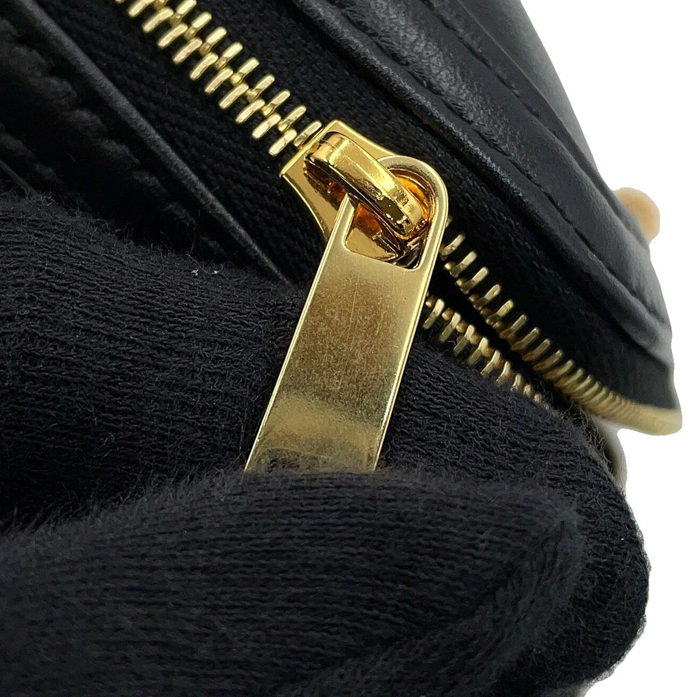 Celine Chain Shoulder Bag Cuile Triomphe Clutch Black - Picture 10 of 12